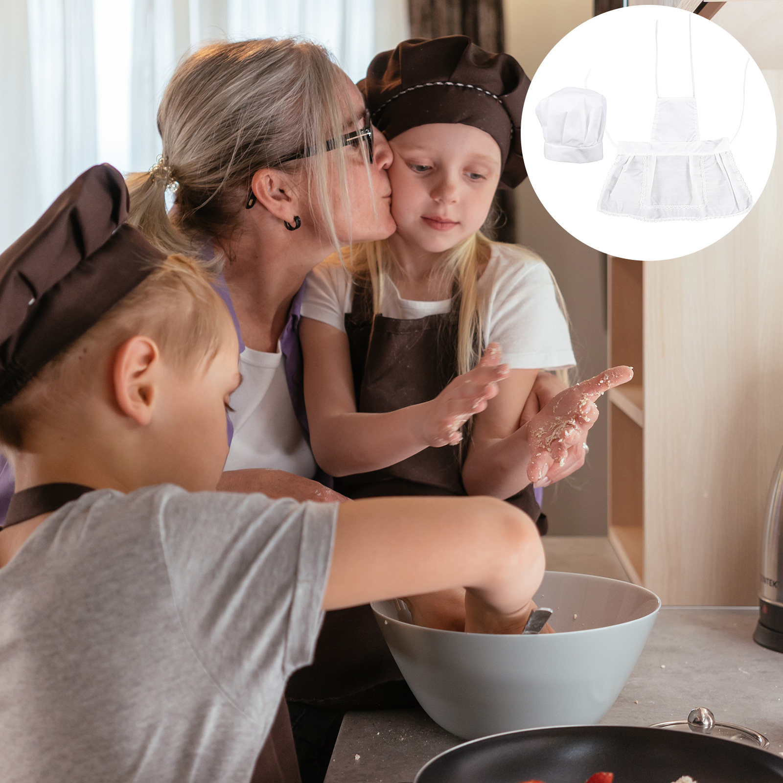 1 комплект: детский костюм пов – обзор и цена Kitchen Kids Baking Set