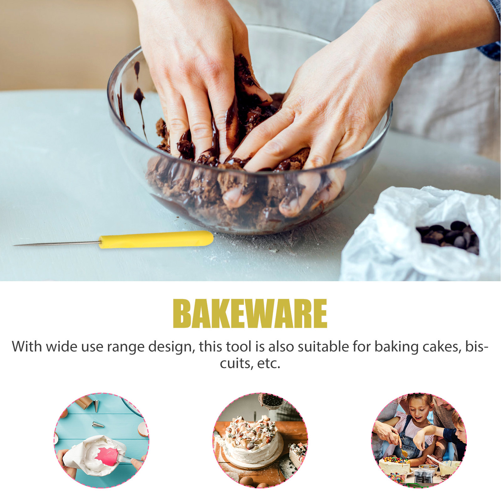 Набор из 4 безопасных пищевых  – обзор и цена Baking Kitchen Set